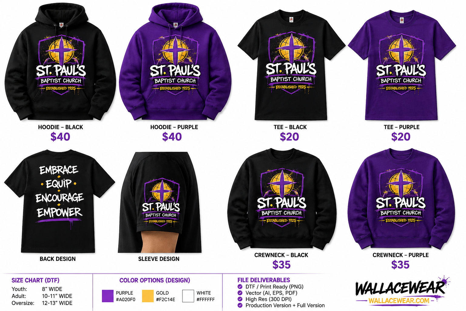 St. Paul's Baptist Church Merch Graffitti Style