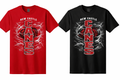New Castle Canes Vertical Tee — Lightning Strike