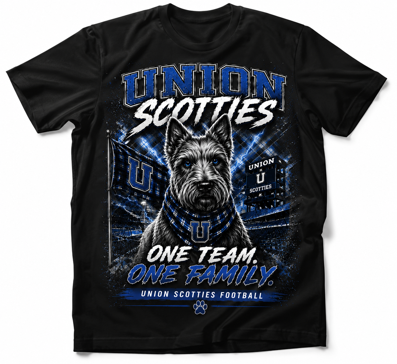 Union Pride Tee – Union Scotties Football graphic tee