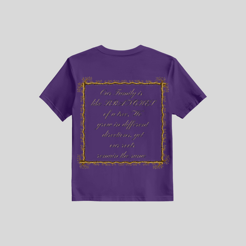 Branch Family Reunion 2026 tee back with inspirational quote